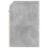 VidaXL vidaXL Bedside Cabinet with LED Lights Wall-mounted Nightstand Concrete Grey 8