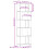 VidaXL vidaXL Solid Wood Pine Book Cabinet/Room Divider Storage Rack Book Stand Shelf 8