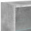 VidaXL vidaXL Bedside Cabinet with LED Lights Wall-mounted Nightstand Concrete Grey 10