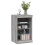 VidaXL vidaXL Sideboard with LED Lights Cupboard Highboard Side Cabinet Grey Sonoma 5