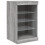 VidaXL vidaXL Sideboard with LED Lights Cupboard Highboard Side Cabinet Grey Sonoma 3