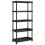 VidaXL vidaXL Storage Shelf 5-Tier Shelving Unit Storage Rack Organiser Black PP 1