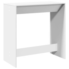 vidaXL Bartisch Weiß 102x50x103,5 cm Holzwerkstoff