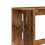 VidaXL vidaXL Bar Table with Racks Pub Table Bistro Table Old Wood Engineered Wood 7