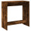 VidaXL vidaXL Bar Table Kitchen Counter Table Bistro Table Smoked Oak Engineered Wood 6