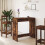 VidaXL vidaXL Bar Table Kitchen Counter Table Bistro Table Smoked Oak Engineered Wood 3