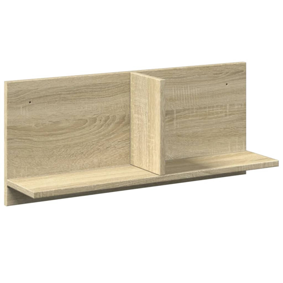Vidaxl Wall Cabinet Bathroom Wall Hanging Cabinet Sonoma Oak Engineered Wood