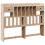 VidaXL vidaXL Headboard with Storage Bed Headboard Bed Header 140 cm Solid Wood Pine 2