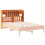 VidaXL vidaXL Headboard with Storage Bed Headboard Wax Brown 160 cm Solid Wood Pine 7