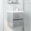 VidaXL vidaXL Sink Cabinet Vanity Unit Storage Cupboard Concrete Grey Engineered Wood 3