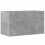 VidaXL vidaXL Bathroom Sink Cabinet Storage Cupboard Concrete Grey Engineered Wood 2
