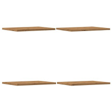 vidaXL Bookshelf Boards Floating Shelves Set 4 pcs Artisan Oak Engineered Wood