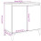 VidaXL vidaXL Sink Cabinet Vanity Unit Storage Cupboard Concrete Grey Engineered Wood 4