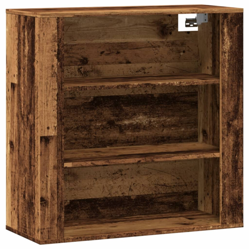 Vidaxl Wall Cabinet Bathroom Wall Hanging Cabinet Old Wood Engineered Wood