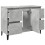 VidaXL vidaXL Sink Cabinet Vanity Unit Storage Cupboard Concrete Grey Engineered Wood 5