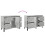 VidaXL vidaXL Sink Cabinet Vanity Unit Storage Cupboard Concrete Grey Engineered Wood 8