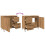 VidaXL vidaXL Sink Cabinet Vanity Unit Storage Cupboard Artisan Oak Engineered Wood 8