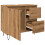 VidaXL vidaXL Sink Cabinet Vanity Unit Storage Cupboard Artisan Oak Engineered Wood 5