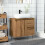 VidaXL vidaXL Sink Cabinet Vanity Unit Storage Cupboard Artisan Oak Engineered Wood 3