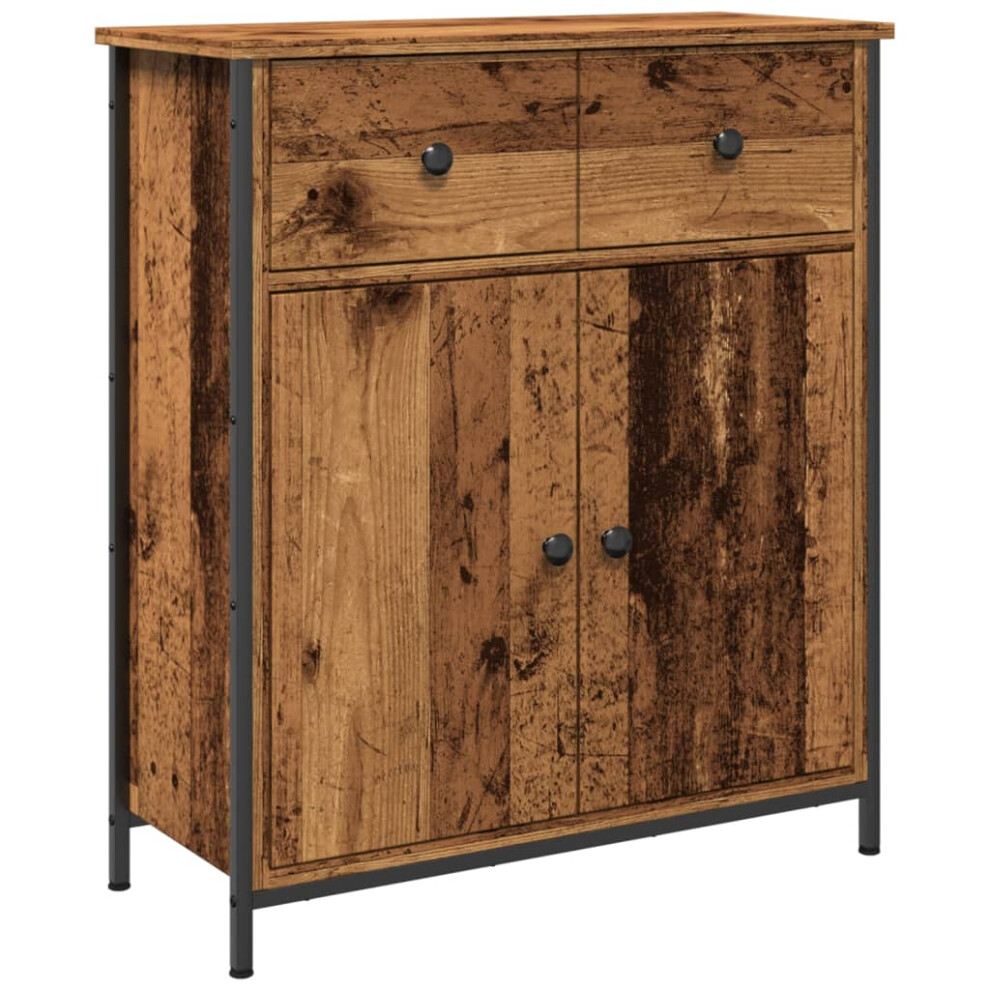 vidaXL Sideboard Side Cabinet Cupboard Highboard Old Wood Engineered Wood