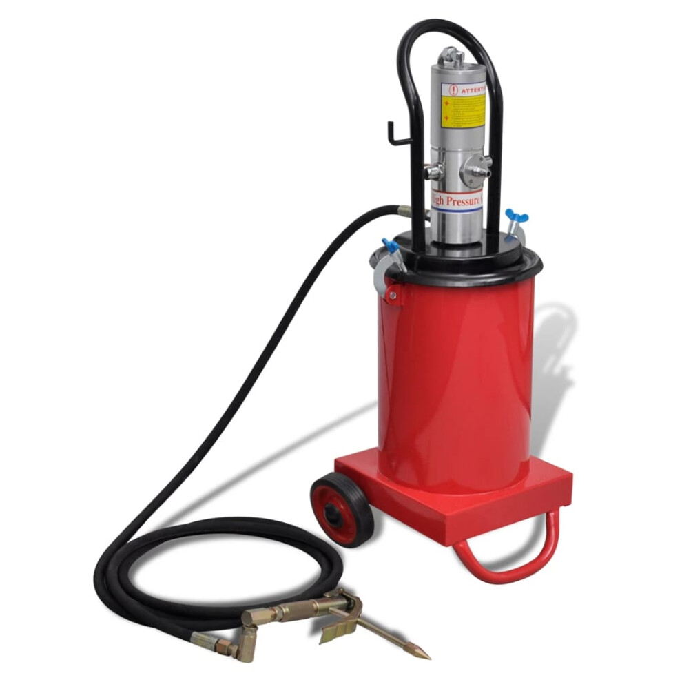 vidaXL Airpress Pneumatic Grease Injector 12L Oil Gun Workshop Lubrication-image-OPC-PFJZJHC-NEW