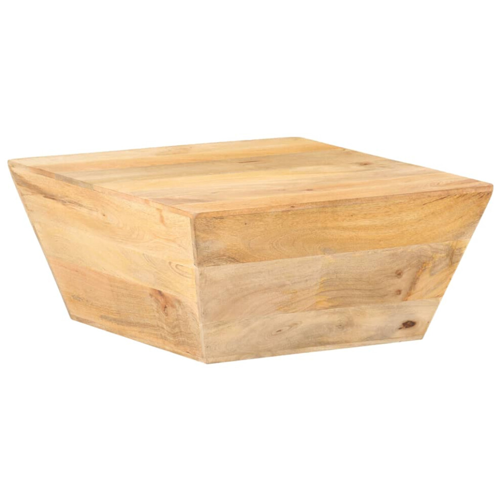Vidaxl Solid Mango Wood Coffee Table V-Shape Wooden Accent Couch Sofa Table