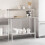 VidaXL vidaXL Kitchen Work Table with Overshelf Prep Catering Table Stainless Steel 3