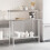 VidaXL vidaXL Kitchen Work Table with Overshelf Prep Catering Table Stainless Steel 3
