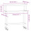 VidaXL vidaXL Kitchen Work Table with Overshelf Prep Catering Table Stainless Steel 8