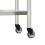 VidaXL vidaXL Kitchen Work Table with Overshelf Prep Catering Table Stainless Steel 7