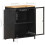 VidaXL vidaXL Solid Rough Mango Wood Sideboard 60cm Wooden Storage Cupboard Cabinet 4