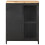 VidaXL vidaXL Solid Rough Mango Wood Sideboard 60cm Wooden Storage Cupboard Cabinet 3