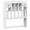 VidaXL vidaXL Bed Frame without Mattress Bed Base White 90x200 cm Solid Wood Pine 6
