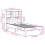 VidaXL vidaXL Bed Frame without Mattress Bed Base White 90x200 cm Solid Wood Pine 4