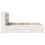 VidaXL vidaXL Bookcase Bed without Mattress Bed White 140x200 cm Solid Wood Pine 10