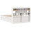VidaXL vidaXL Bookcase Bed without Mattress Bed White 140x200 cm Solid Wood Pine 11