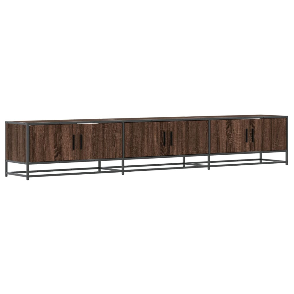 vidaXL TV Cabinet TV Stand Media Cabinet TV Unit Brown Oak Engineered Wood