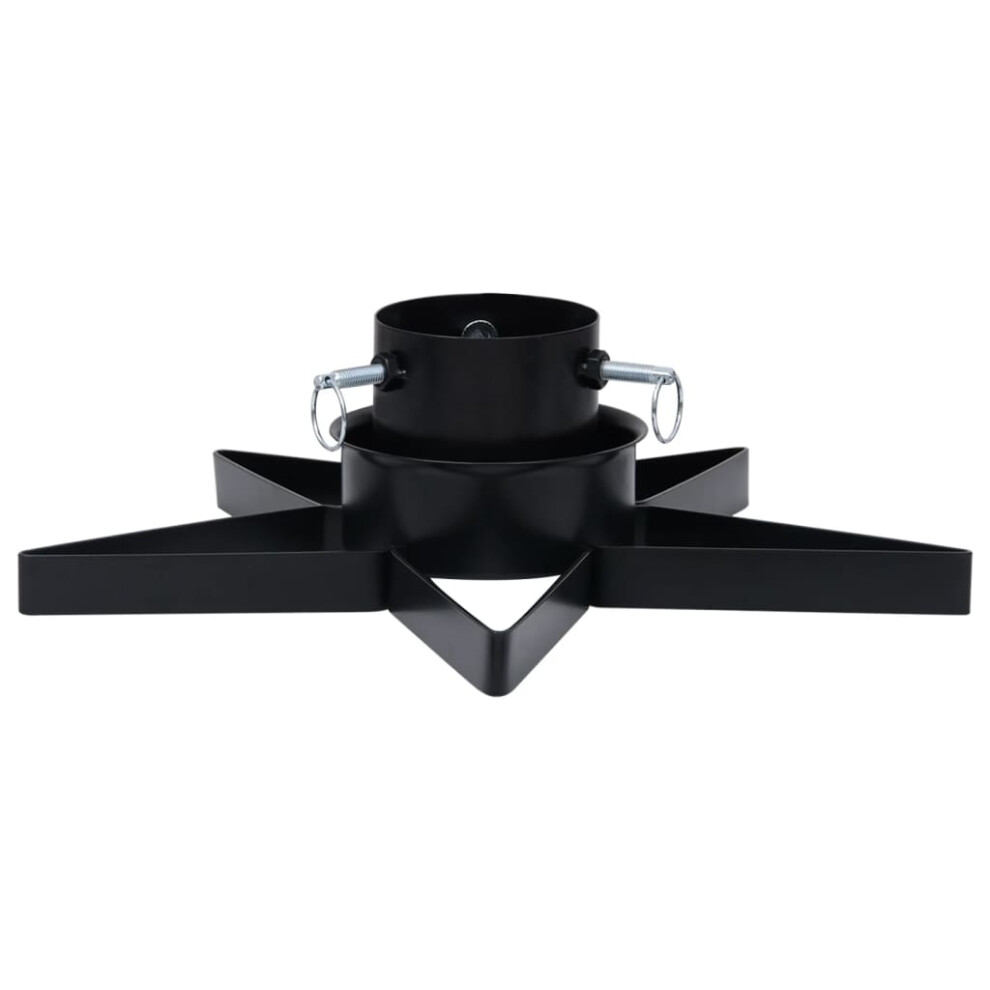 Vidaxl Christmas Tree Stand Xmas Traditional Tree Holder Stand Plastic Black