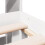 VidaXL vidaXL Bookcase Bed without Mattress Bed Base White 150x200cm Solid Wood Pine 9
