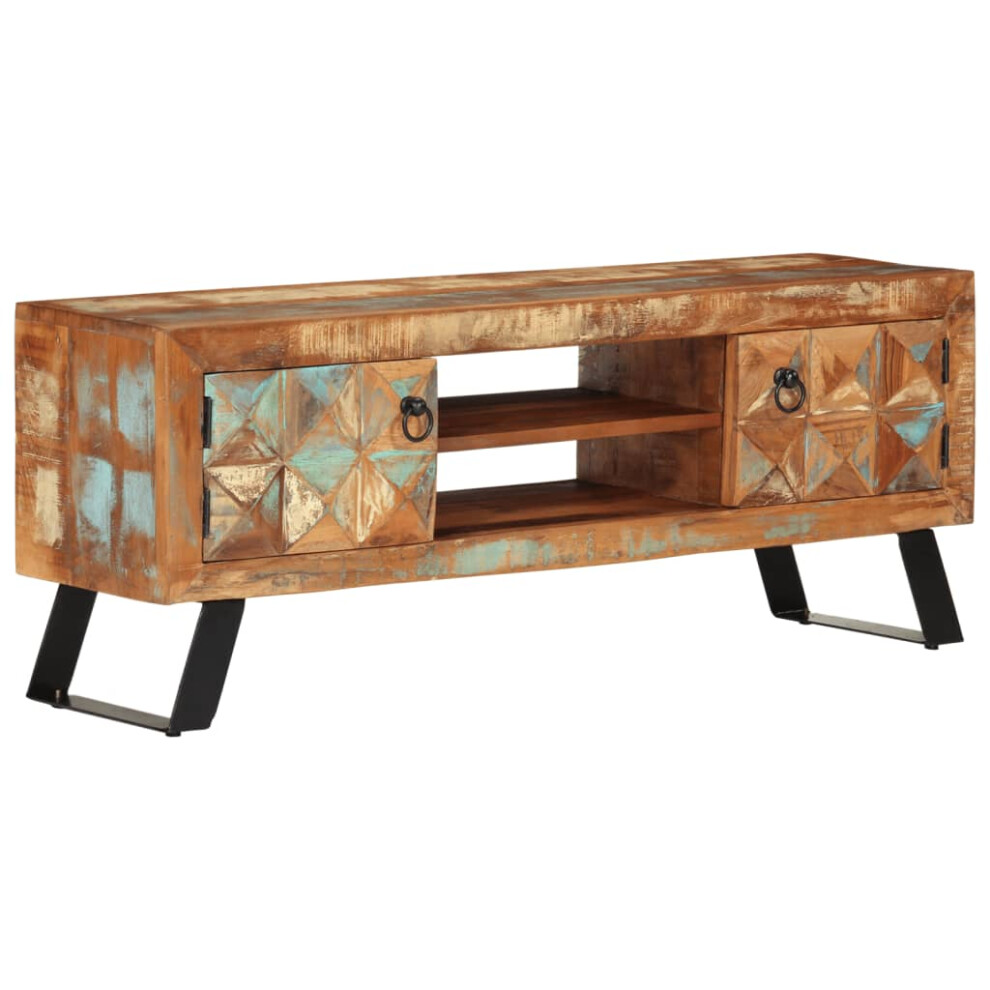 Vidaxl Tv Cabinet Tv Unit Media Hifi Cabinet Tv Stand Solid Wood Reclaimed