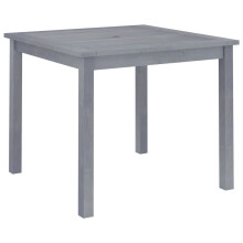 vidaXL Solid Acacia Wood Garden Dining Table 88x88x74 cm Outdoor Furniture