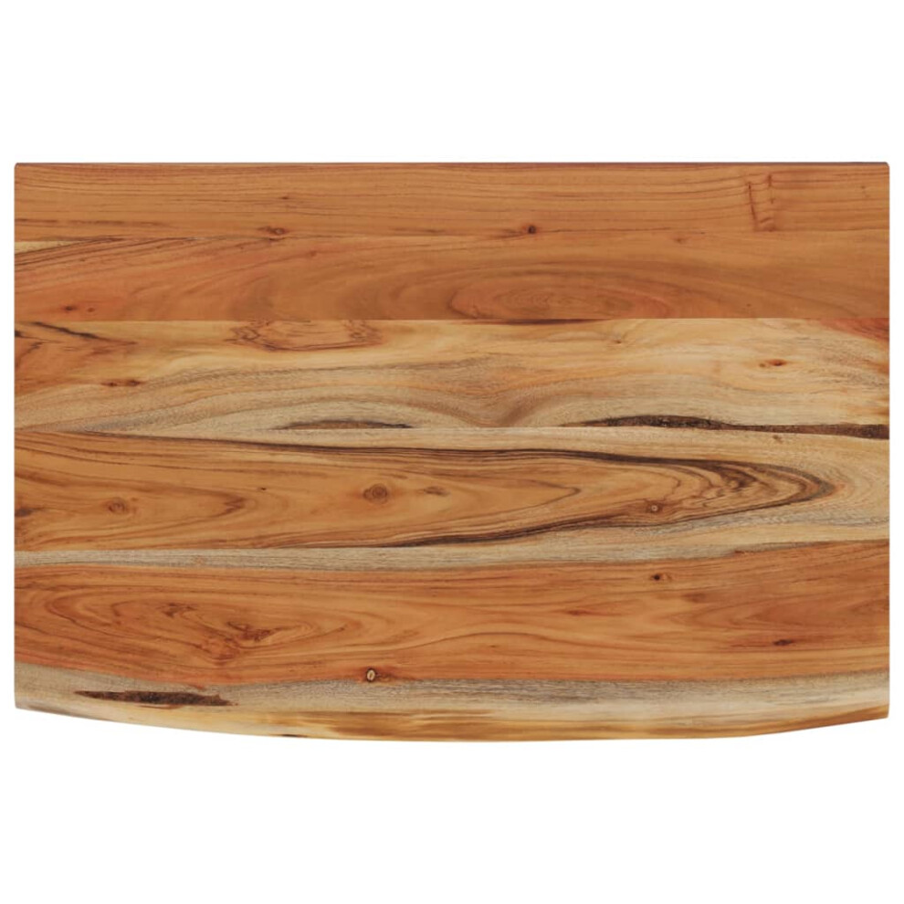 Vidaxl Wall Shelf Floating Shelf Rack Rectangular Solid Wood Acacia Live Edge