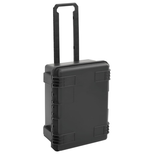 VidaXL vidaXL Portable Flight Case Portable Protective Case Hard Camera Case Black PP 2