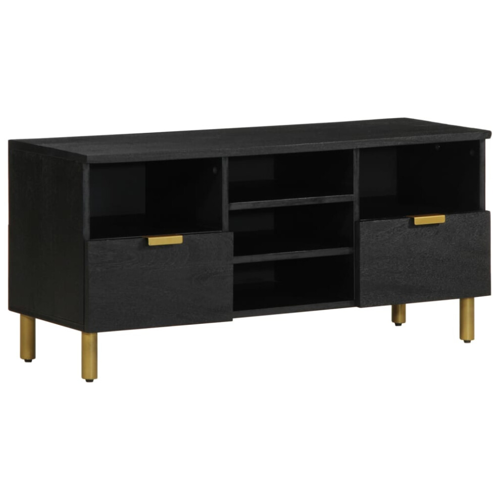 vidaXL TV Cabinet TV Stand Hifi Media Cabinet TV Unit Black Engineered Wood