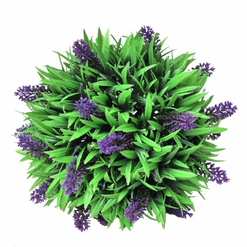 VidaXL vidaXL Buchsbaumkugel mit Lavendel 2 Stk. Künstlich 28 cm 1