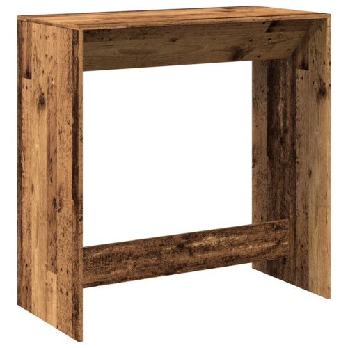 VidaXL vidaXL Bar Table Kitchen Counter Table Bistro Table Old Wood Engineered Wood
