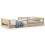 VidaXL vidaXL Bed Frame without Mattress Bed Base Bedstead 80x200 cm Solid Wood Pine 1