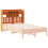 VidaXL vidaXL Headboard with Storage Bed Headboard Wax Brown 135 cm Solid Wood Pine 7
