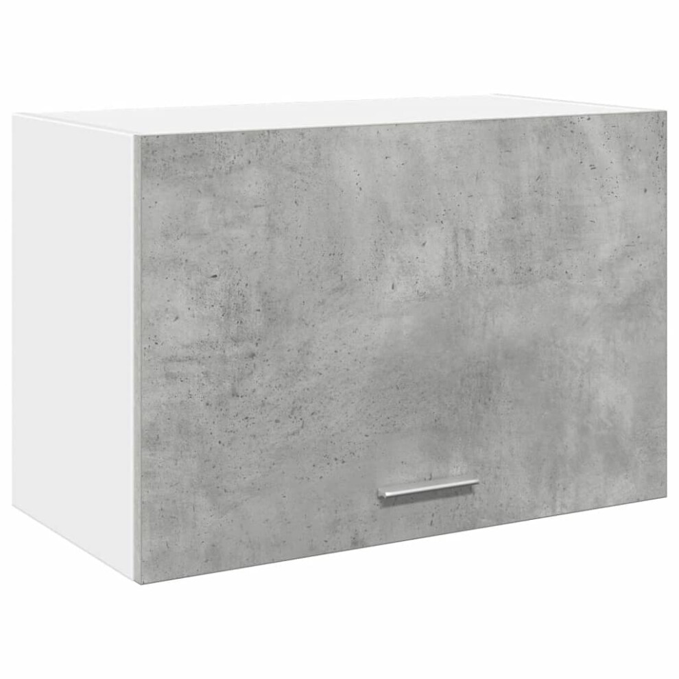 vidaXL Hanging Cabinet Wall Storage Cabinet Concrete Grey Engineered Wood