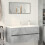 VidaXL vidaXL Sink Cabinet Vanity Unit Storage Cupboard Concrete Grey Engineered Wood 3